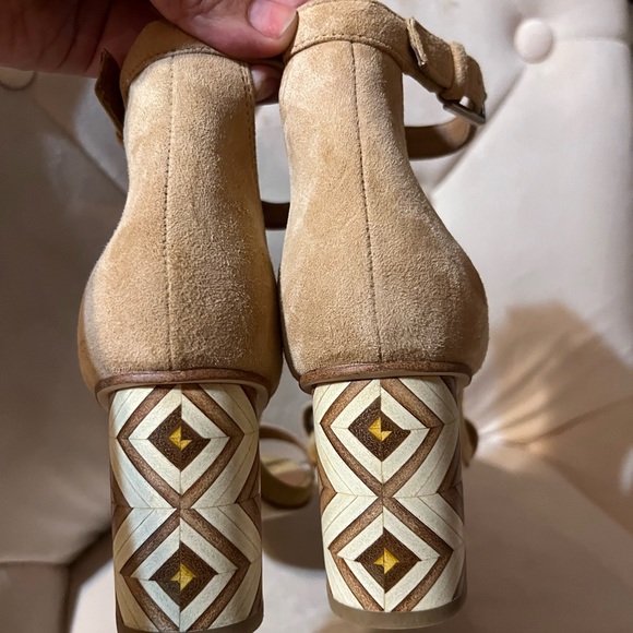 Jeffrey Campbell Purdy Sandal Leather Heels Size 8 - Picture 6 of 9